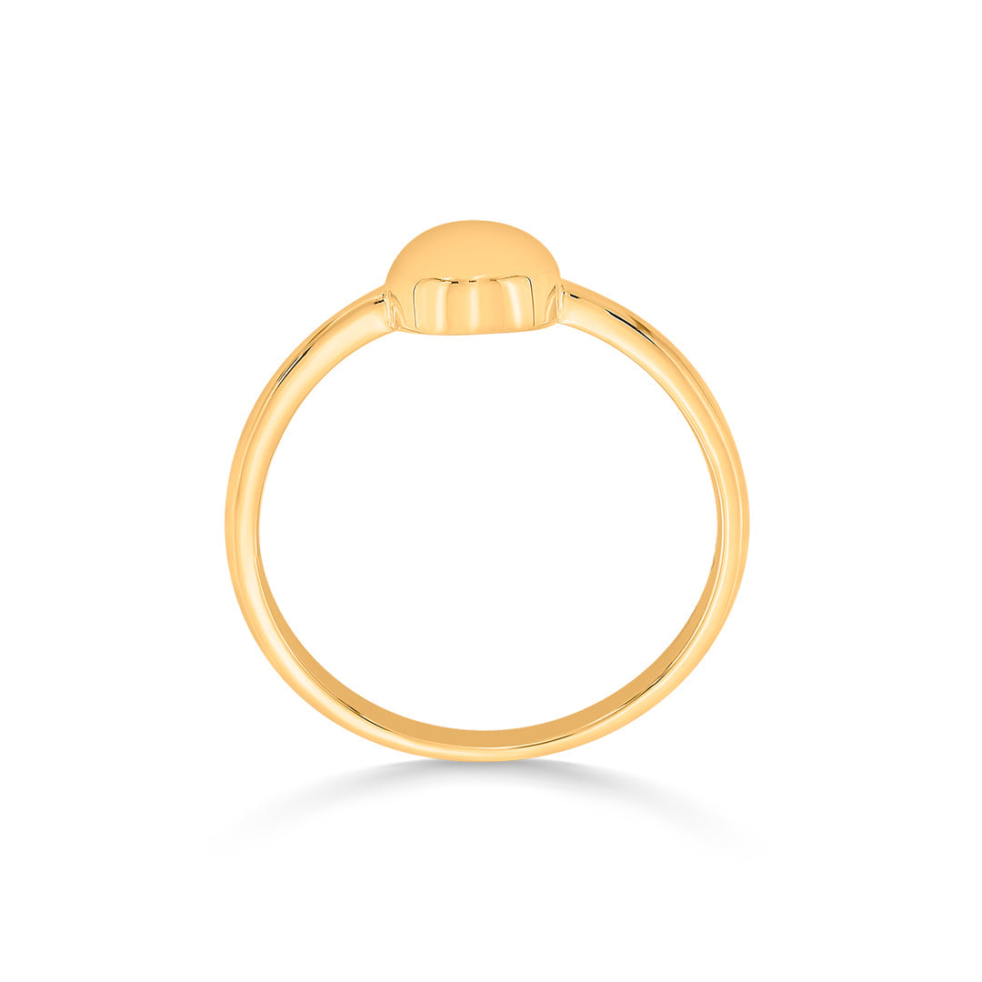 medallion coin fashion gold rings