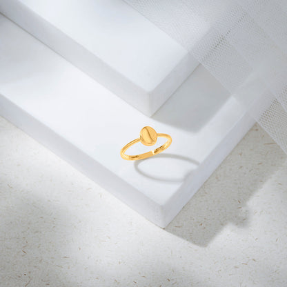 Medallion Coin Fashion Gold Rings