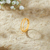 Parallel Grace Fashion Gold Ring