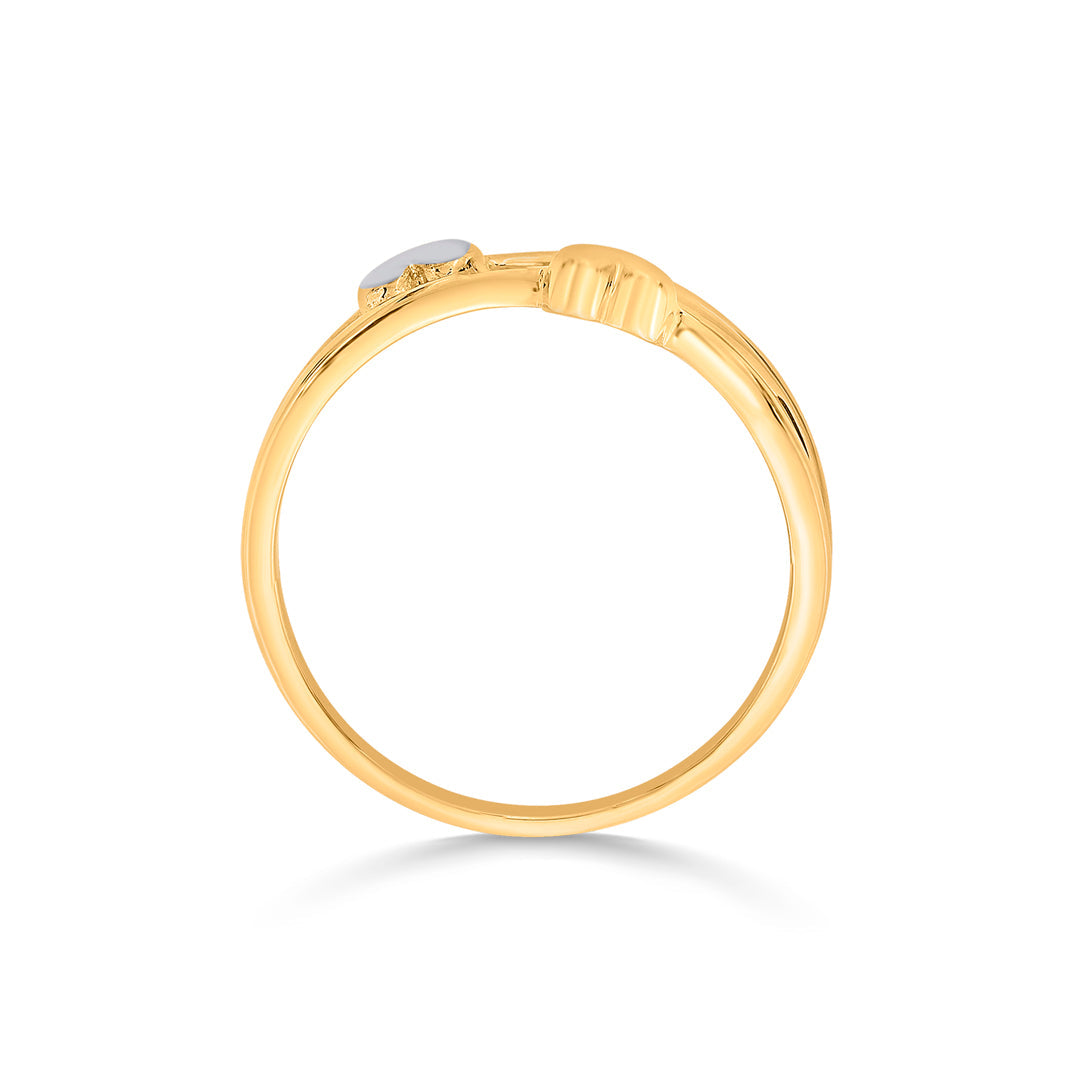 two souls fashion gold ring