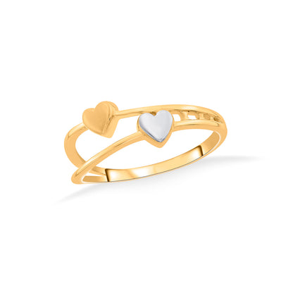 Two Souls Fashion Gold Ring