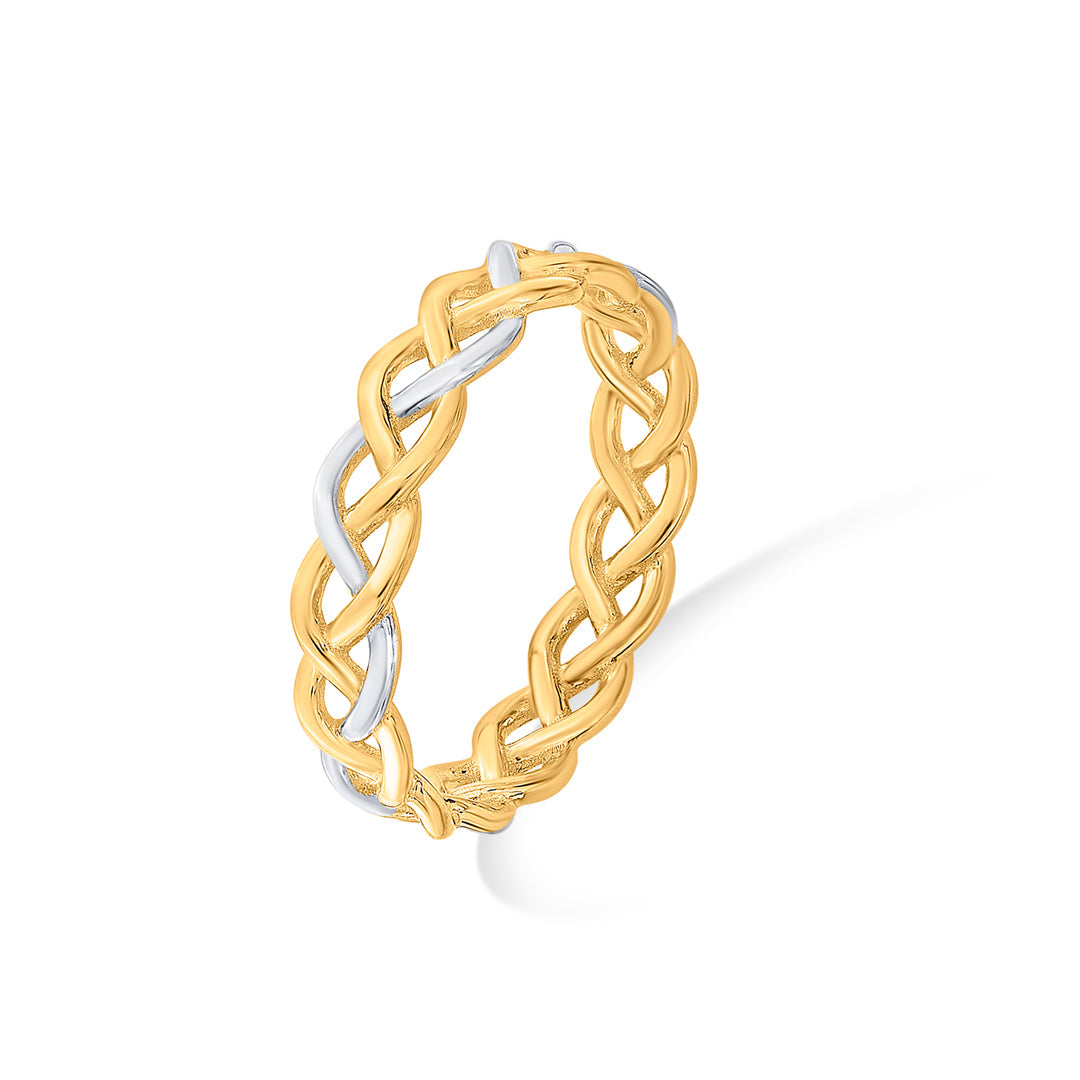 twined grace fashion gold rings