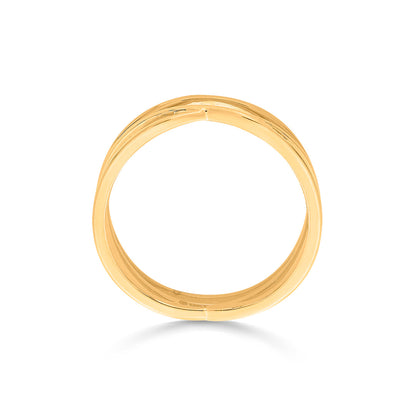 Entwine Glow Cocktail Gold Ring