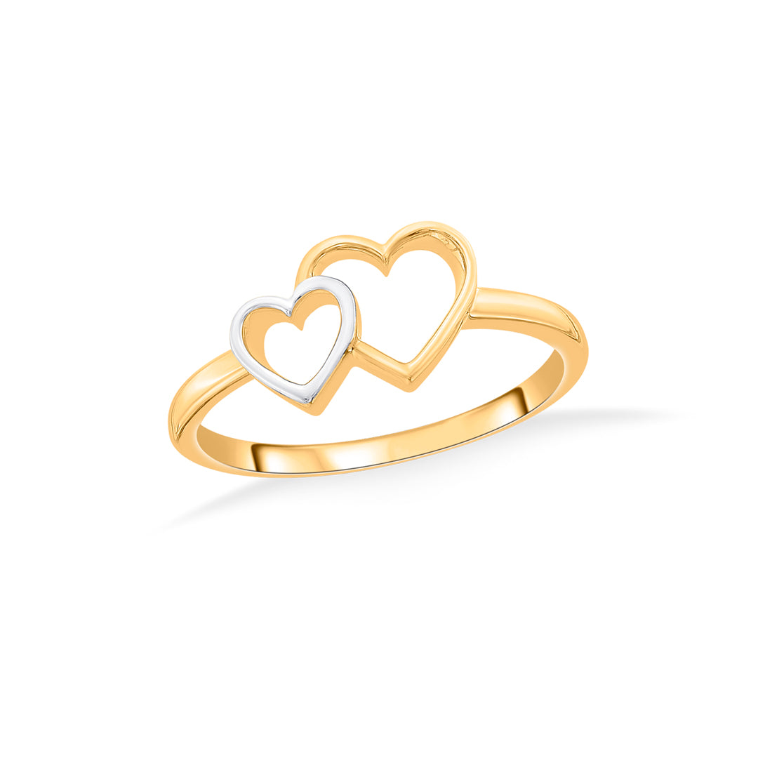 duo love fashion gold rings