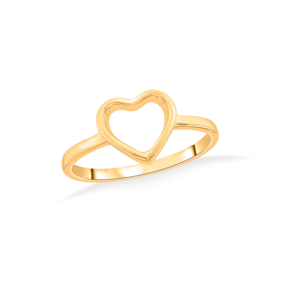 delicate love fashion gold ring
