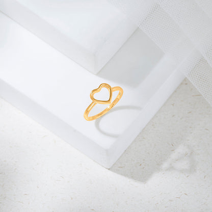 Delicate Love Fashion Gold Rings