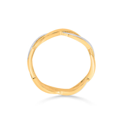 Serpent Flow Fashion Gold Rings
