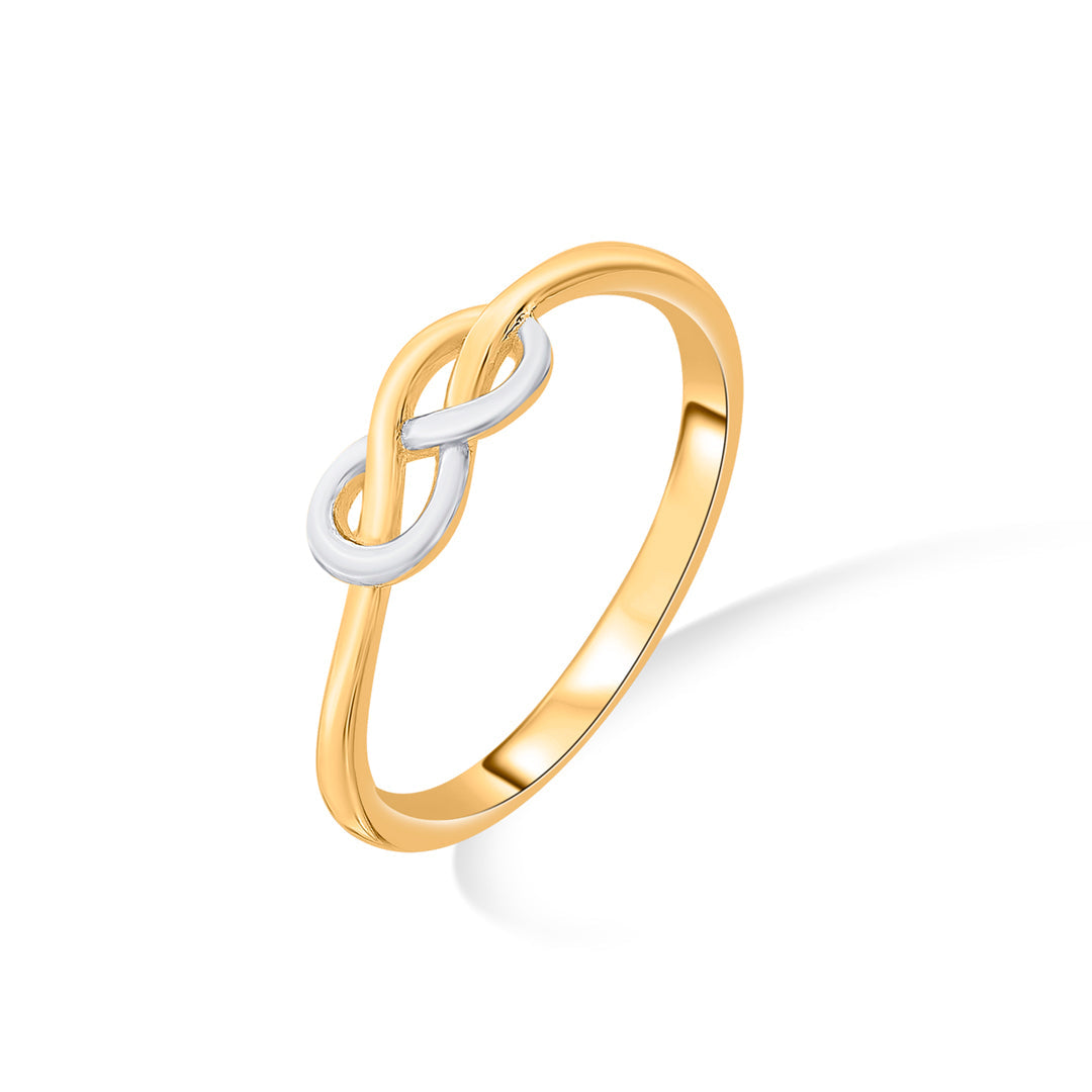 twist of love fashion gold rings