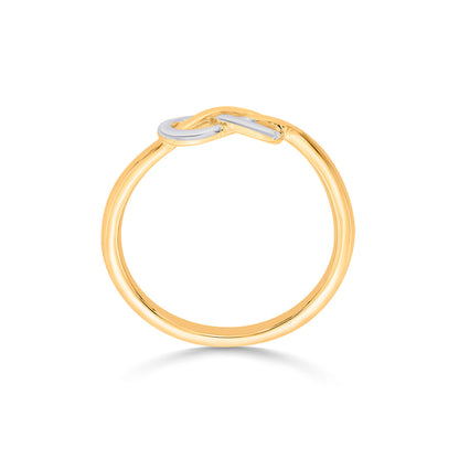 Twist of Love Fashion Gold Ring