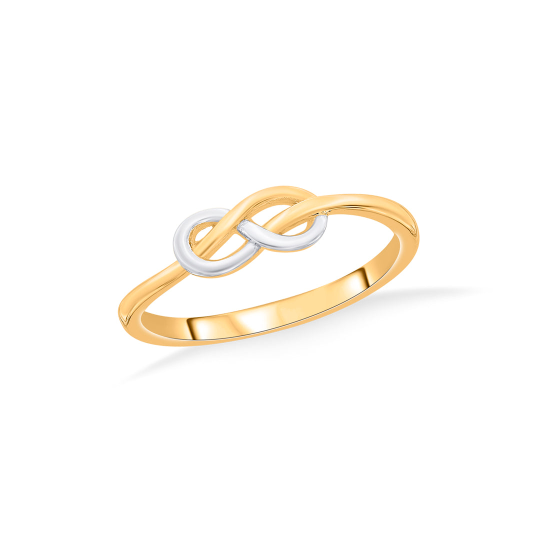 twist of love fashion gold rings