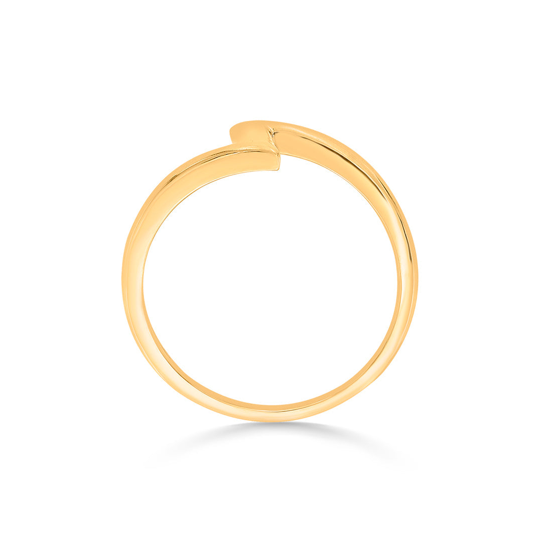 edgy love cocktail gold ring