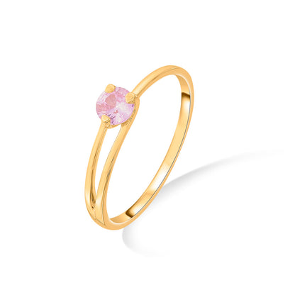 Cherry Blossom Fashion Gold Rings