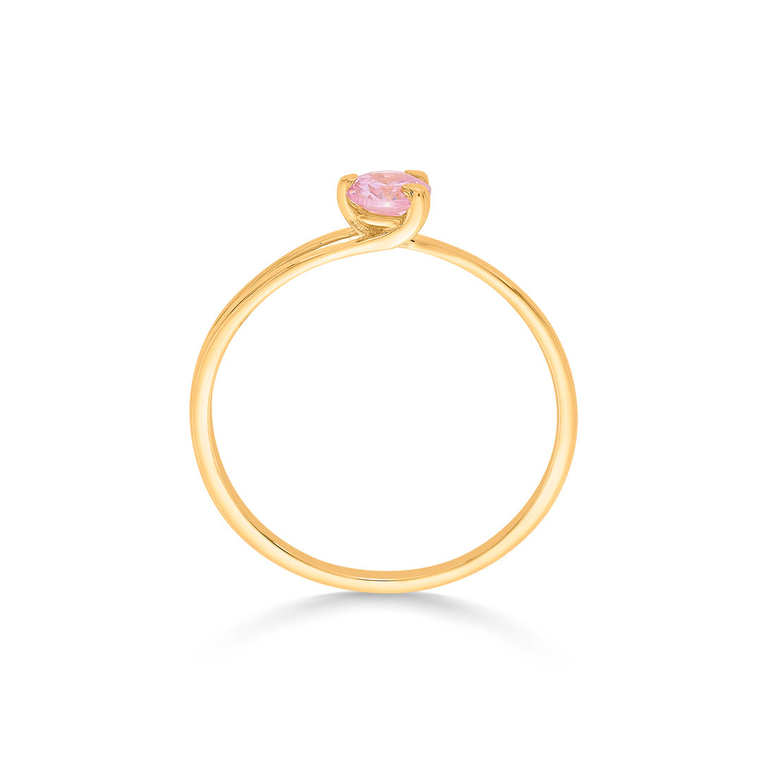 cherry blossom fashion gold rings