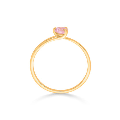 Cherry Blossom Fashion Gold Rings