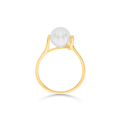 Ocean Mist Pearl Gold Ring