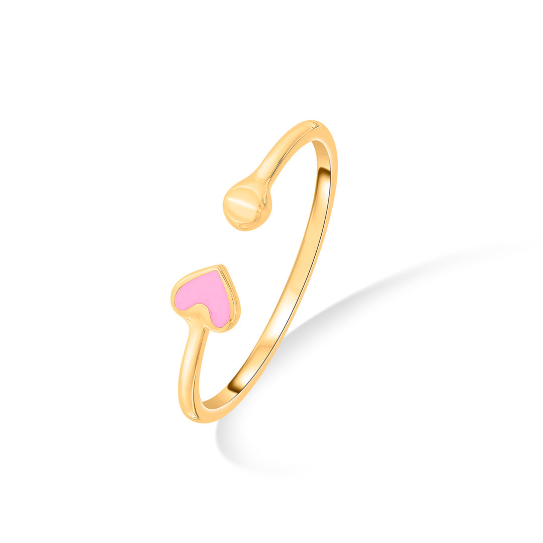 cupid’s touch fashion gold ring