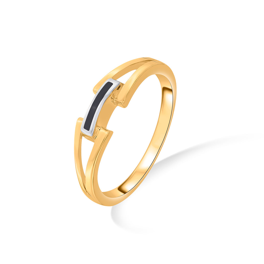symmetry glow fashion gold rings