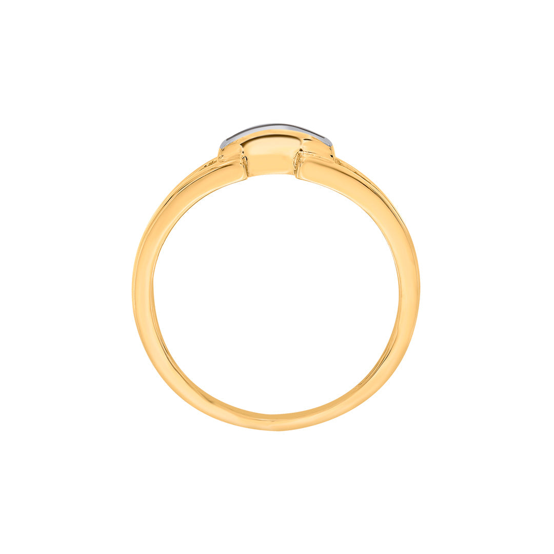 symmetry glow fashion gold rings