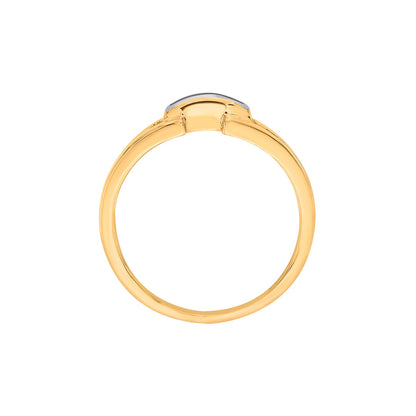 Symmetry Glow Fashion Gold Ring
