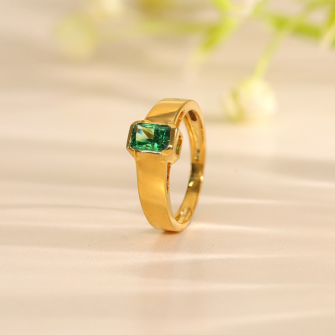 olive bloom gold ring for her