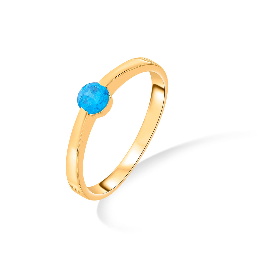ocean drop fashion gold rings