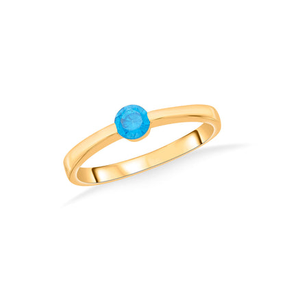 Ocean Drop Fashion Gold Rings