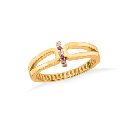 Xora Charm Cocktail Gold Ring