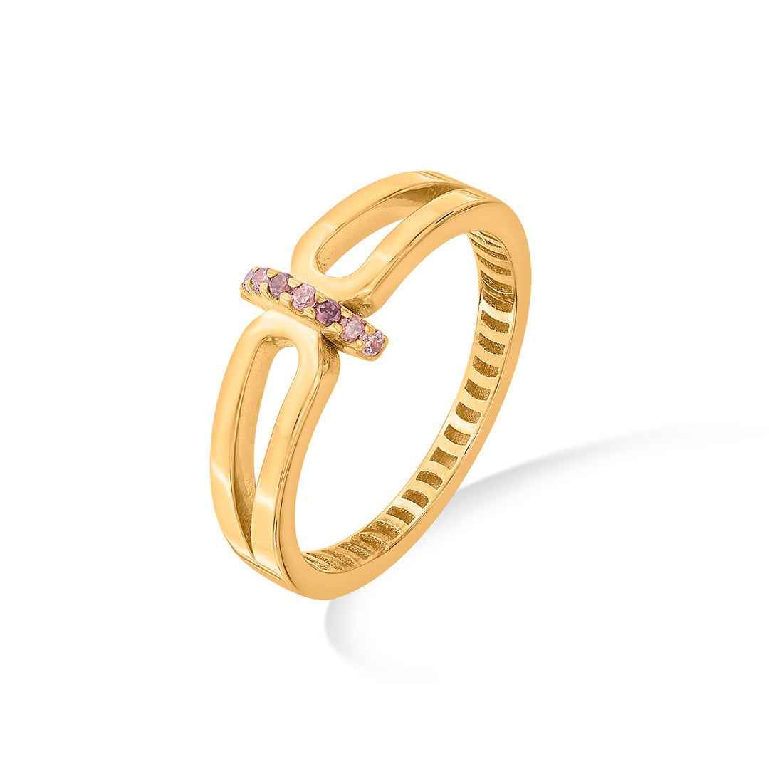 xora charm cocktail gold ring