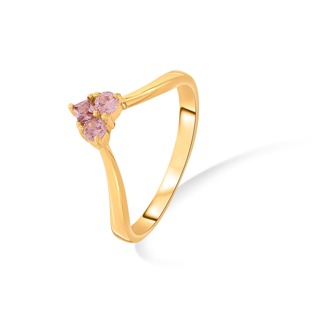 vera rose fashion gold ring
