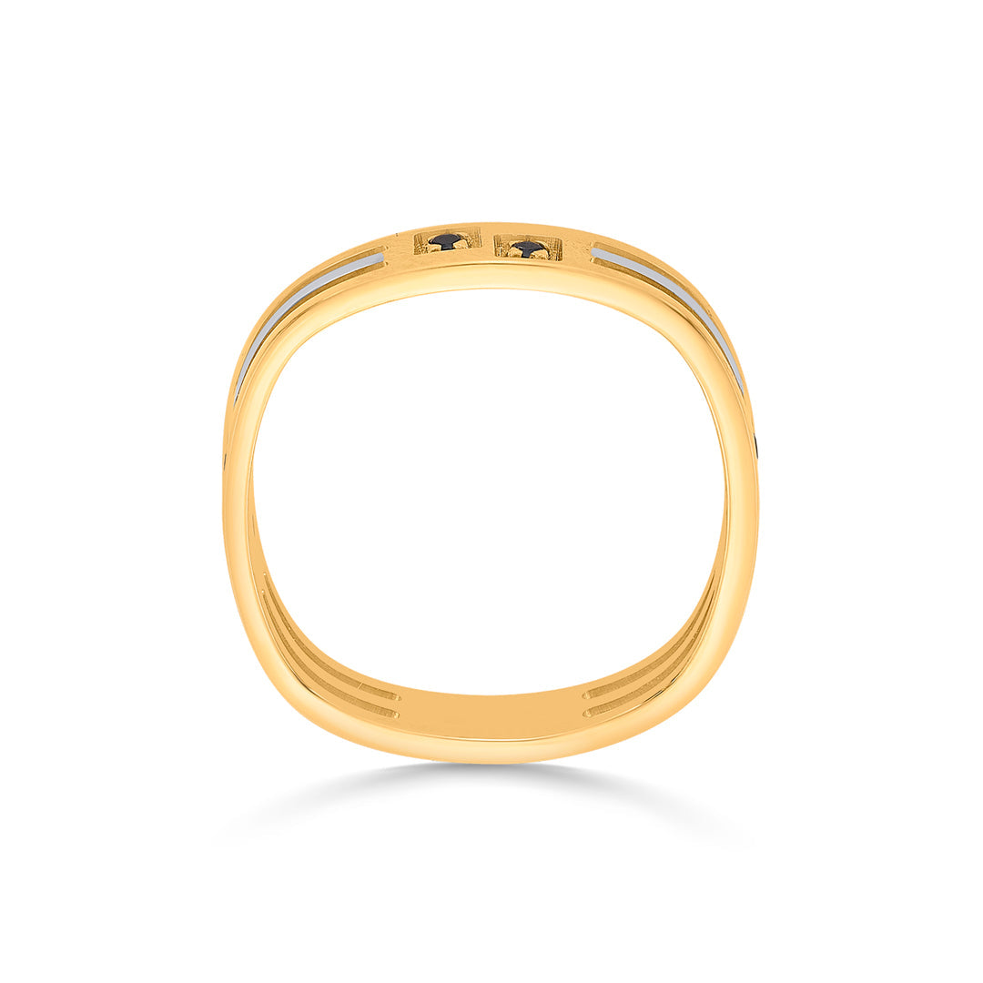 night sparkle bands gold rings