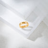 Night Sparkle Bands Gold Ring