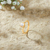 Ocean Whisper Pearl Gold Ring