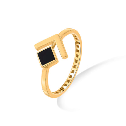 Ebony Lux Fashion Gold Rings