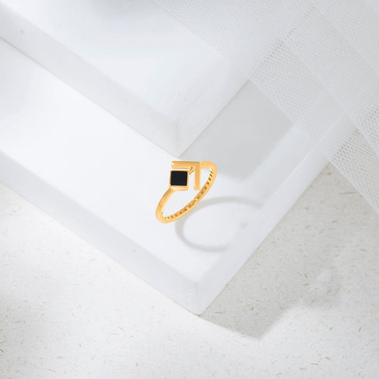 Ebony Lux Fashion Gold Rings