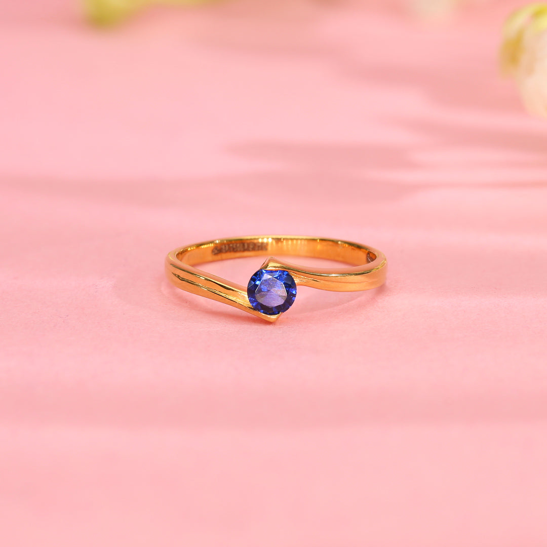 blue ember gold rings