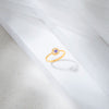 Mystique Violet Fashion Gold Rings