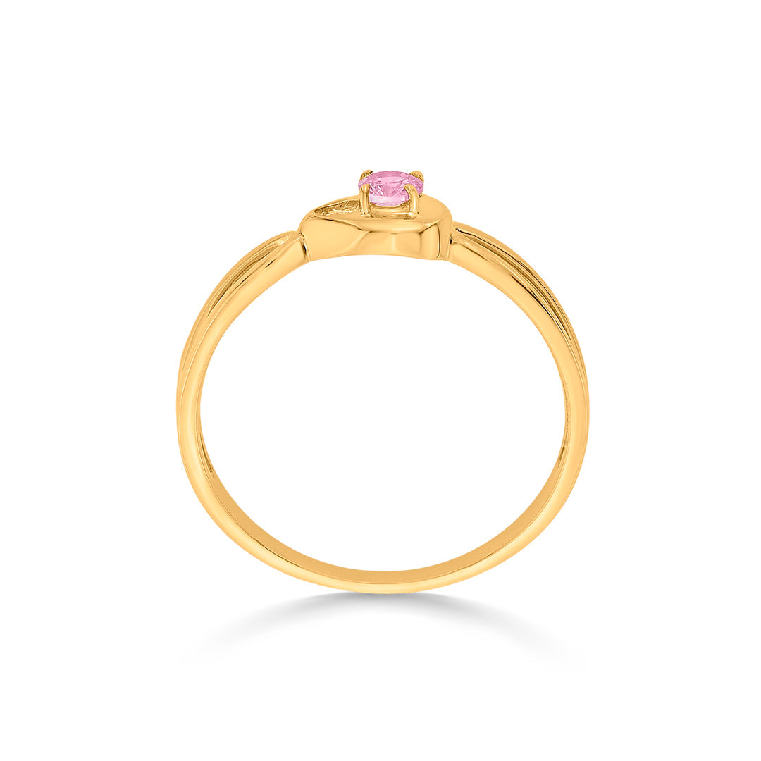 aurora filigree cocktail gold ring