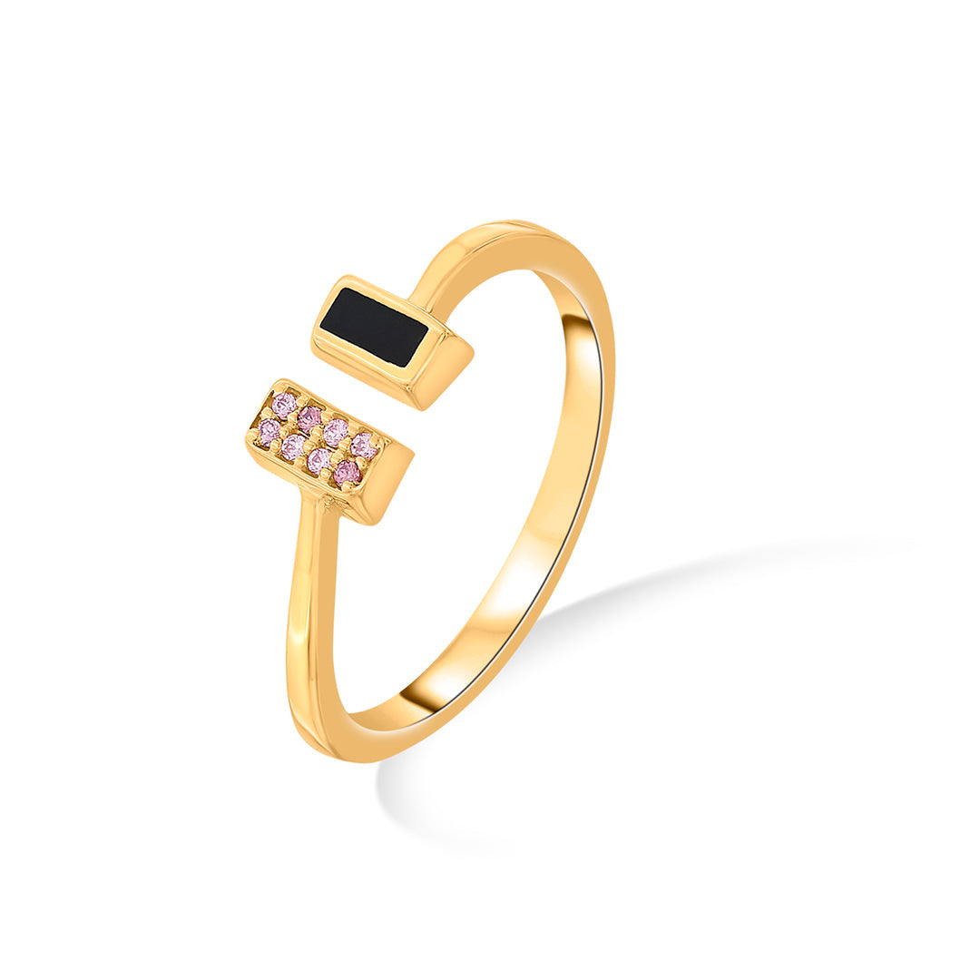dusklight duo fashion gold rings