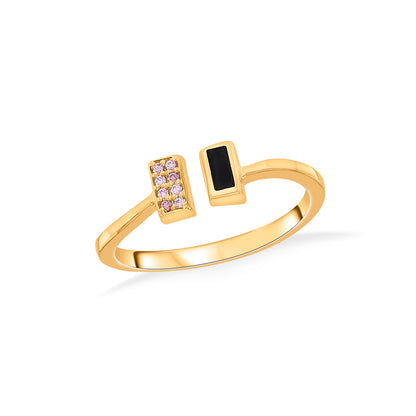 Dusklight Duo Fashion Gold Rings