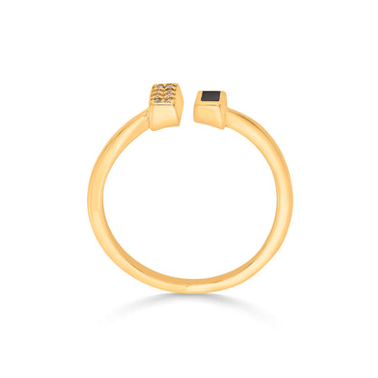 Dusklight Duo Fashion Gold Rings