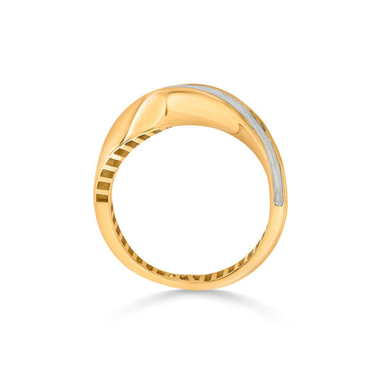 Tranquil Essence Cocktail Gold Ring