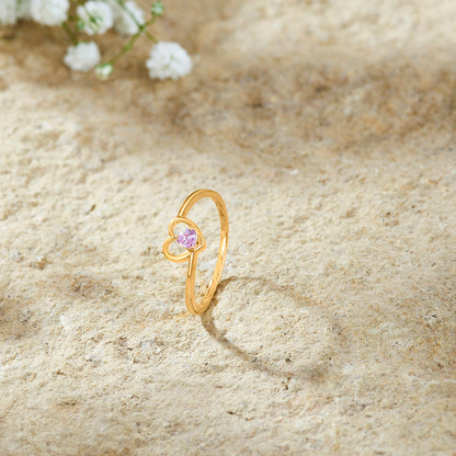 Daisy Blush Fashion Gold Ring