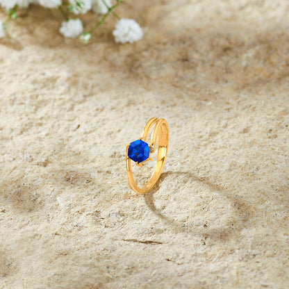Indigo Nova Fashion Gold Ring