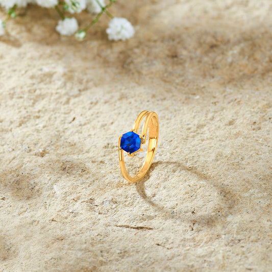 Indigo Nova Fashion Gold Ring