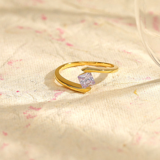 Bright Bound Gold Ring for Her