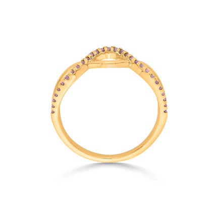 Endless Glow Cocktail Gold Rings