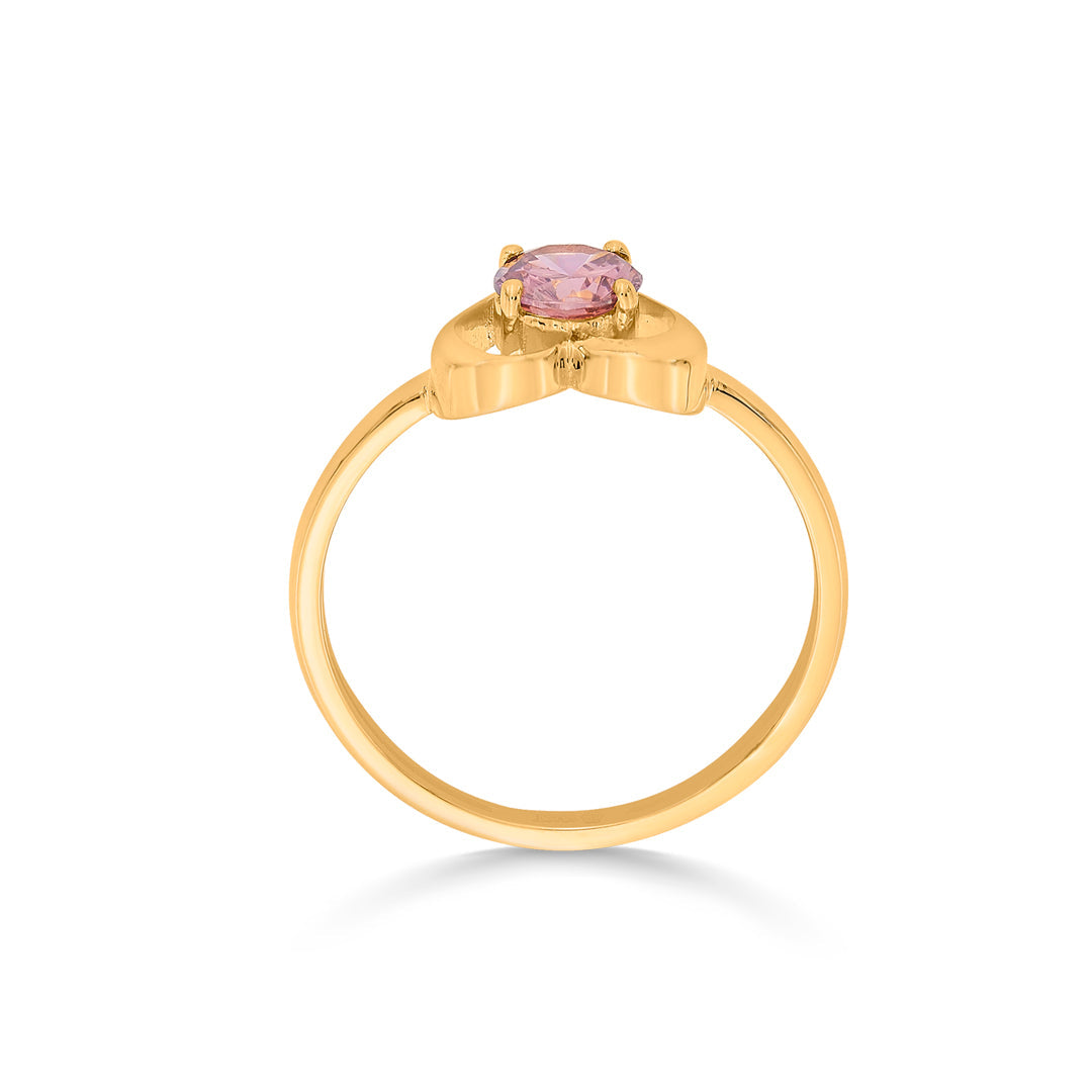 rosaline heart fashion gold rings