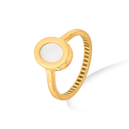 Eterna Eclipse Fashion Gold Ring