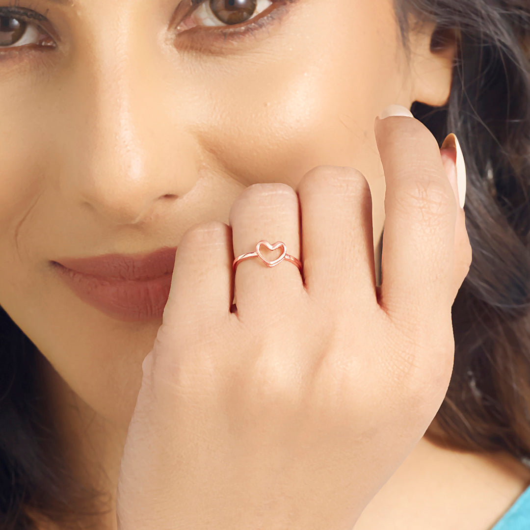 love knot fashion gold ring