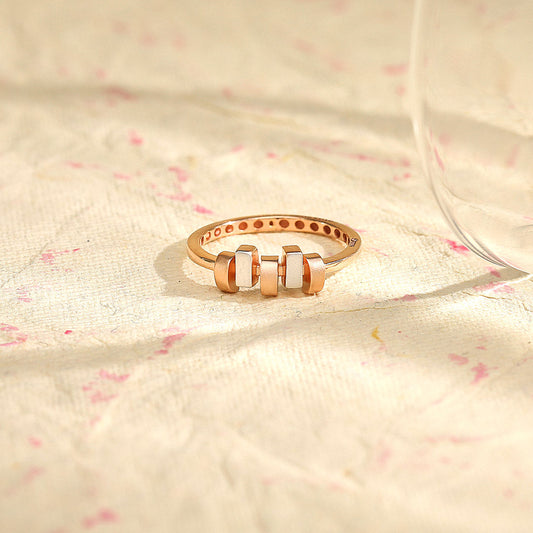 Flairette Charm Gold Ring for Her